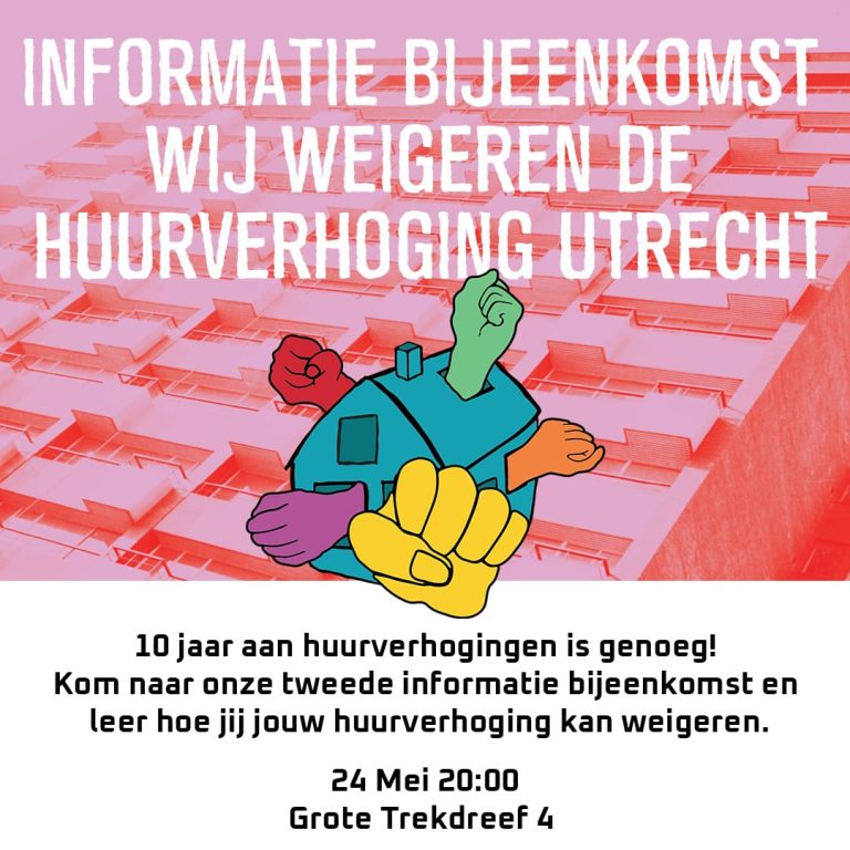 Bijeenkomst Actiegroep Wij Weigeren De Huurverhoging 24052023